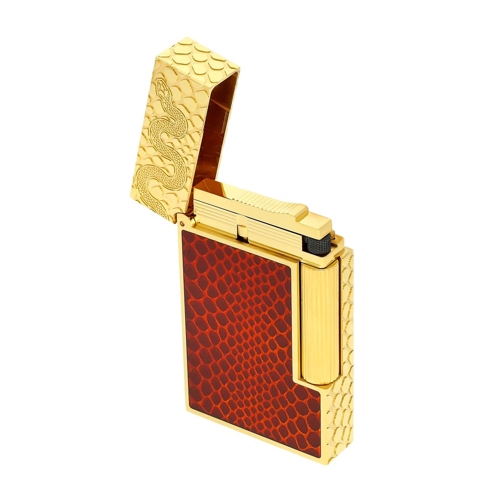 Briquet Ligne 2 Partagas Linea Maestra  bleu et or