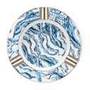 Cendrier XL bleu Wave