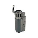 Briquet Triple Jets Flammes Chromé