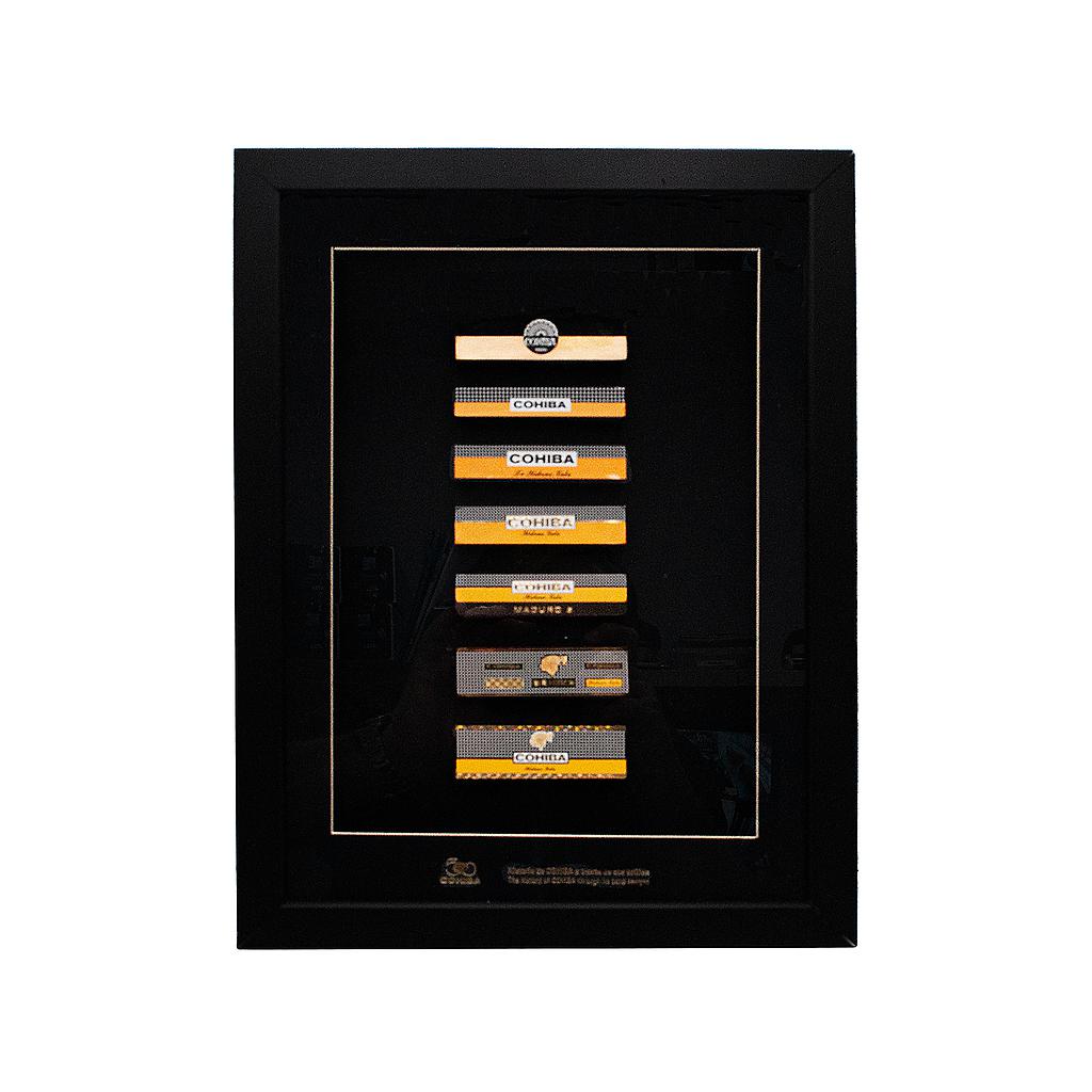 Tableau Cohiba 50 ans en Bagues