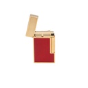 Briquet Dupont Ligne 2 guilloche sous laque rouge
