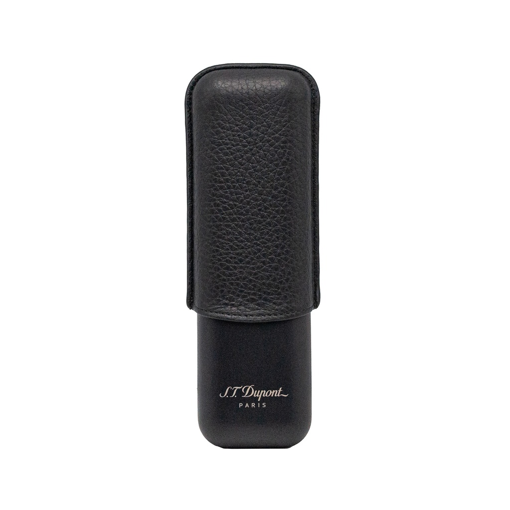 Étui S.T. Dupont 2 cigares noir mat grainé