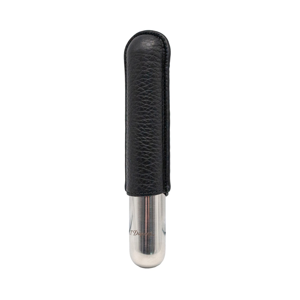 S.T.Dupont Etui 1 cigare noir et chrome