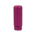 Etui Fallon 2 cigares  Buffle cyclamen sublimes