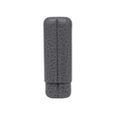 Etui Fallon 2 cigares Buffle anthracite sublimes
