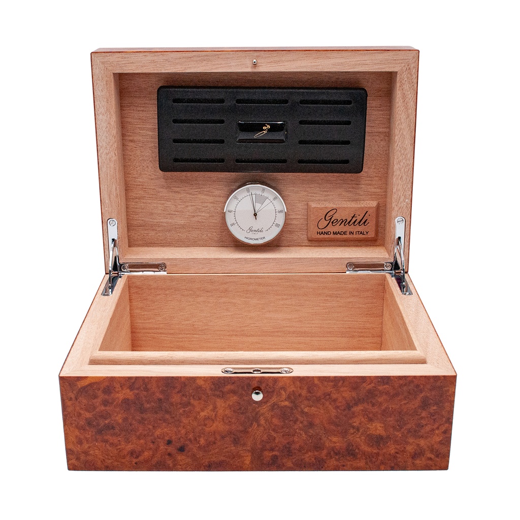 ​​Humidor Gentili Amboine brun