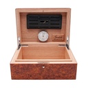 ​​Gentili Humidor Amboine brun
