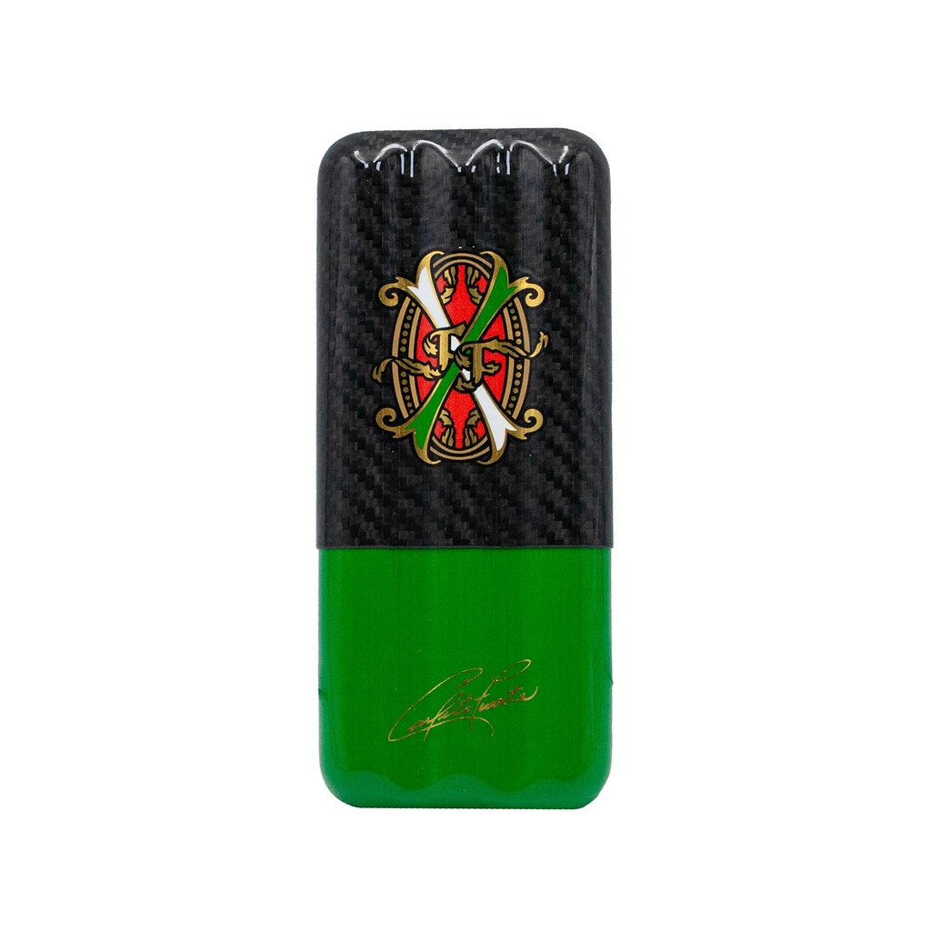 ​Étui Arturo Fuente 3 cigares carbone