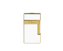 S.T.Dupont Slimmy laque blanche et doré