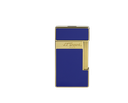 S.T.Dupont Briquet Slimmy laque bleue et doré