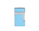 S.T.Dupont Briquet Slimmy laque bleu ciel et chrome