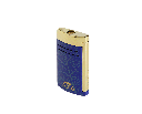 Briquet Dupont Maxijet Partagas Linea Maestra bleu et or
