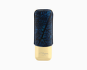 Étui S.T. Dupont 2 cigares Partagas Linea Maestra bleu et or