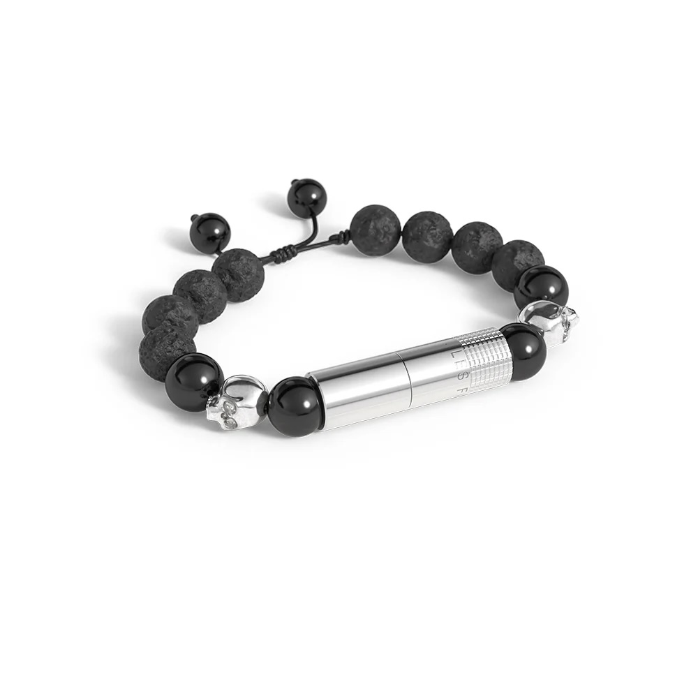 Les Fines Lames Punch Bracelet Volcano Skull