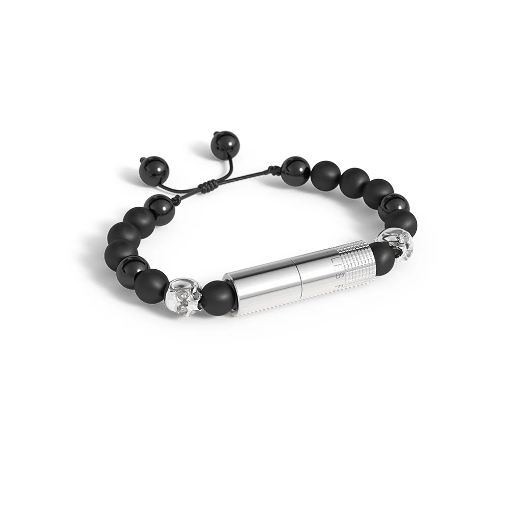 Les Fines Lames Punch Bracelet Oscuro Matte Skull I