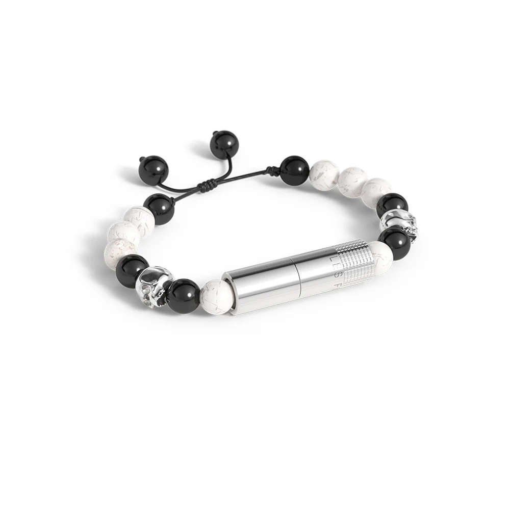 Les Fines Lames Punch Bracelet Claro Skull