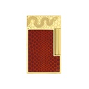 S.T.Dupont Briquet Ligne 2 Snake rouge & or jaune
