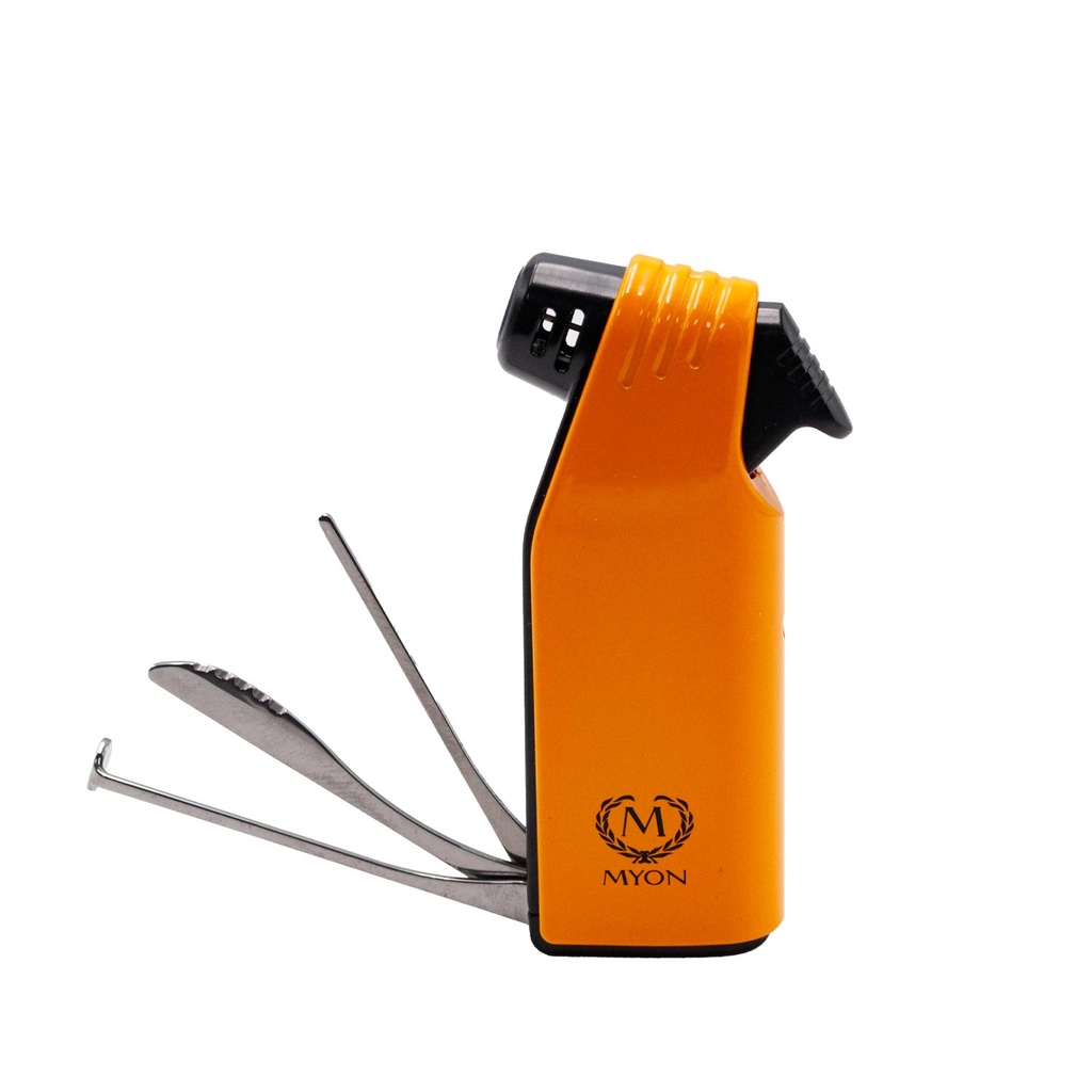 Briquet Myon pipe jaune flamme douce