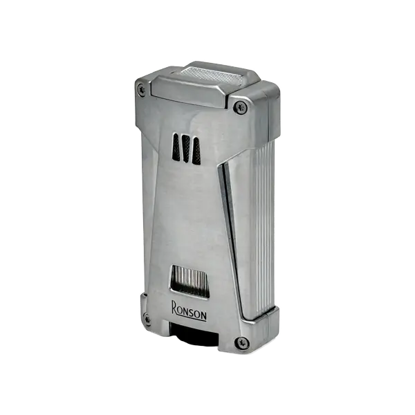 Ronson Hurricane 3 Jets Flamme chrome satin