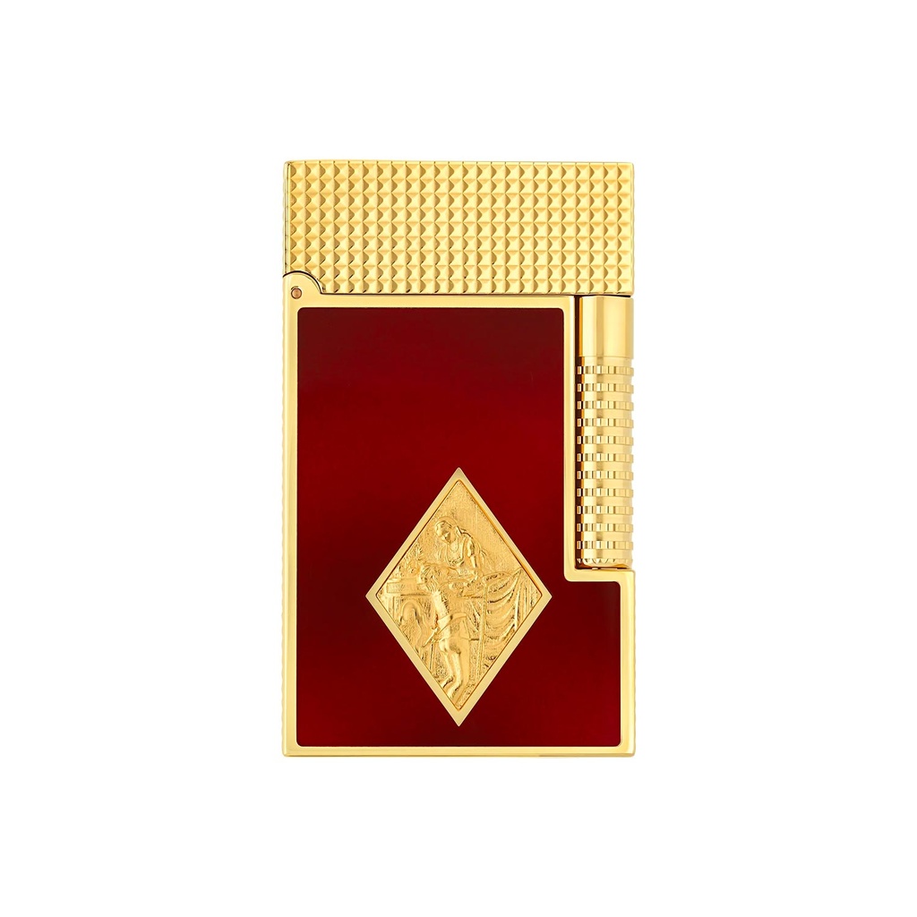 Briquet Dupont Le Grand Cling Romeo & Julieta rouge or
