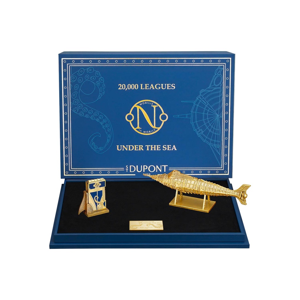 Kit S.T. Dupont Art du Feu 20 000 lieues sous les mers gulf stream bleu