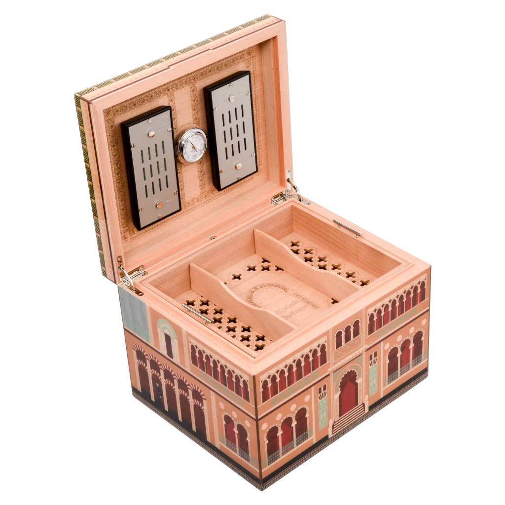 Elie Bleu Coffret à Cigares Palacio Cienfuego Casa Cubana