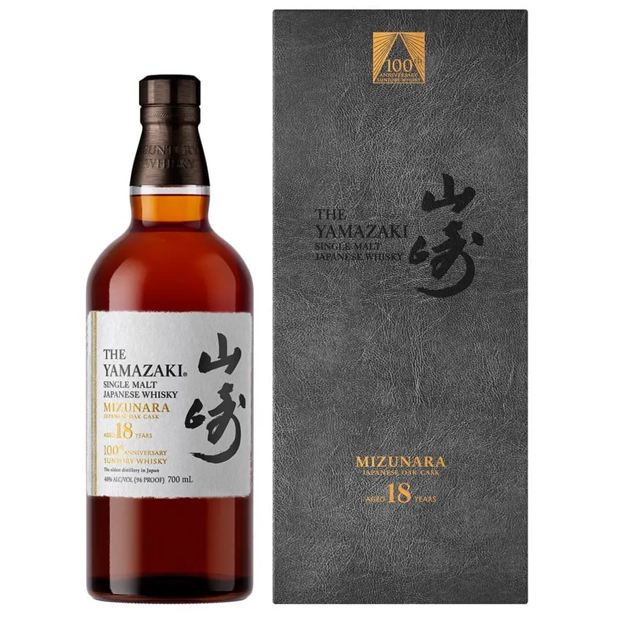 The Yamazaki Mizunara 18 Years 100 Th Anniversary 70cl