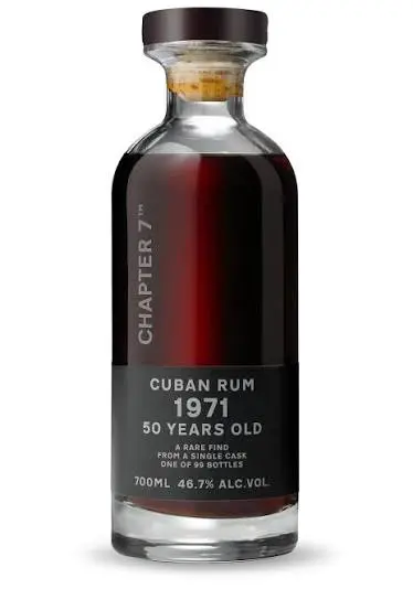 Rhum Chapter 7th Cuban 1971 55 ans 49.7% 70cl