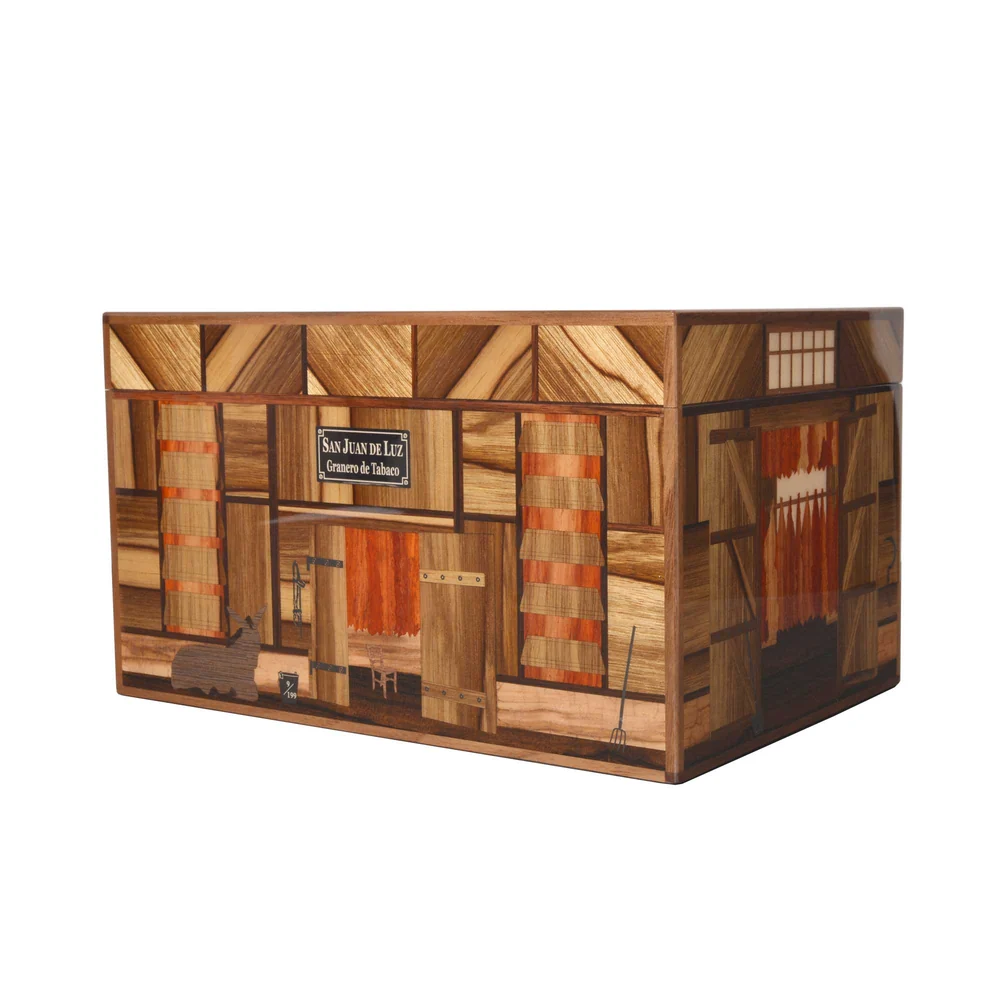 Elie Bleu Coffret à Cigares  "El Secadero" - St Juan de Luz - 75 Cigares