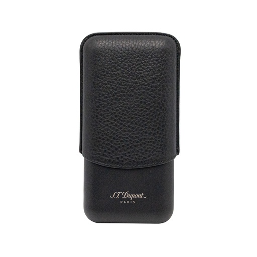 Étui S.T. Dupont 3 cigares noir mat grainé