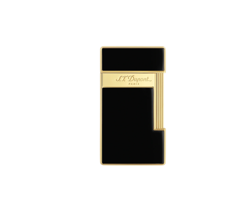 S.T.Dupont Briquet Slimmy laque noire et doré
