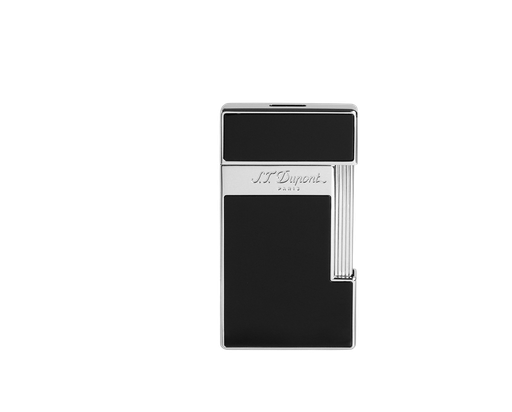 S.T.Dupont Briquet Slimmy laque noire et chrome