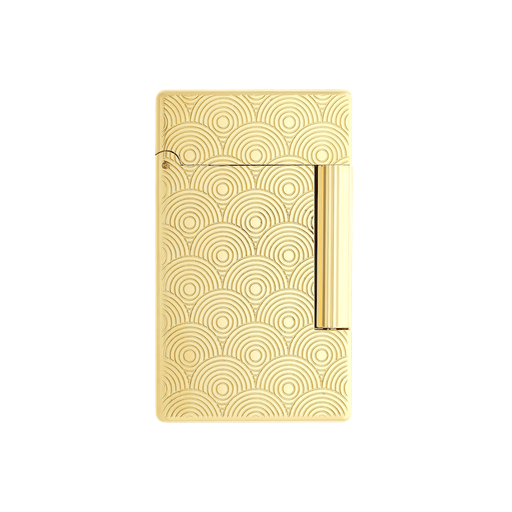 Briquet S.T. Dupont Initial Cinatic doré