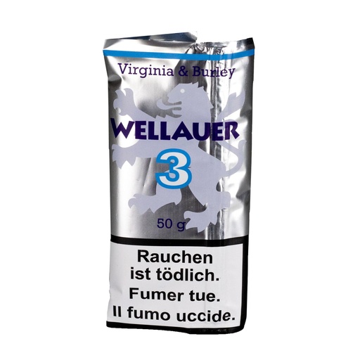 Wellauer Tabac à Pipe 50 gr No3 Virginia & Burley
