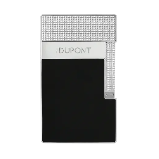 Briquet Dupont Table noir et chrome