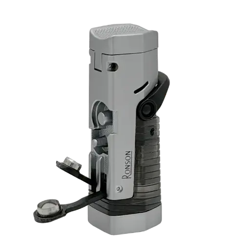 Ronson Bora 2 Briquet Jet Cigar silver